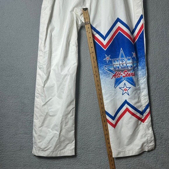 Mitchell & Ness NBA All-Star 1991 Authentic Game Warm-Up Pants Mens48 (XL) White - Picture 9 of 16
